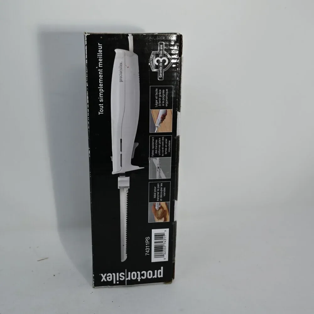 NOS Proctor Silex 74311PS Electric Carving Knife New Sealed Bread Meat